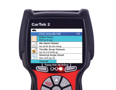CÀI ĐẶT GÓC LÁI BẰNG MÁY CHẨN ĐOÁN CARTEK 2 TRÊN DÒNG XE HYUNDAI