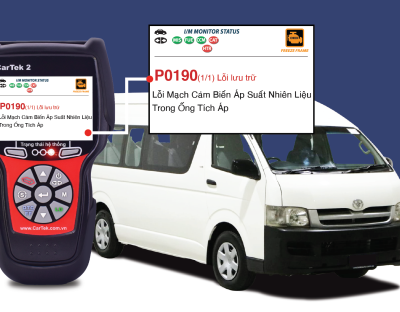 Hướng dẫn sửa chữa mã lỗi P0190 trên 2006 Toyota Hiace L4, 3.0L (1KD-FTV)